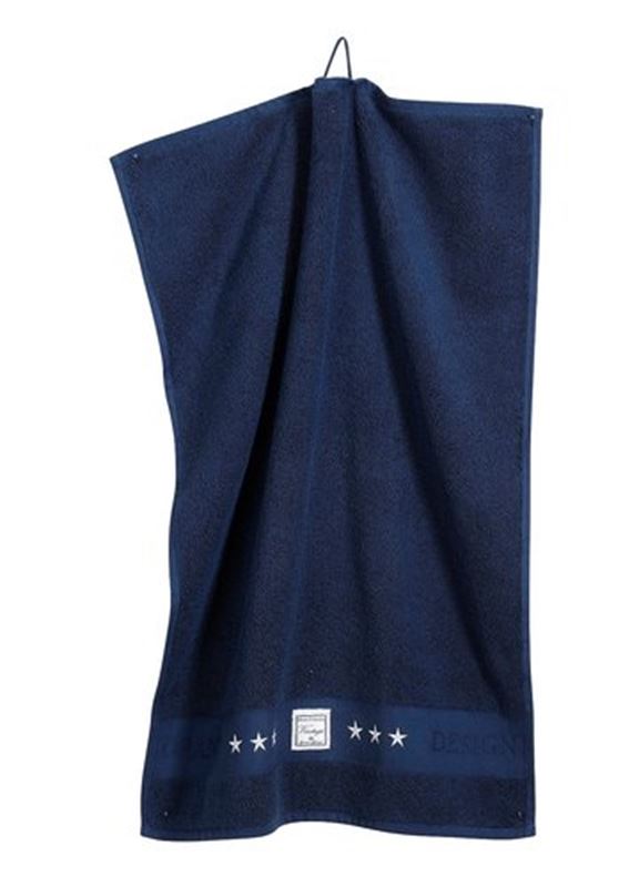 Vintage handduk marinblå